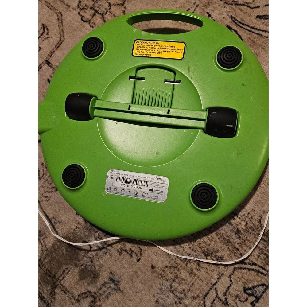 Revitive IX Circulation Booster with IsoRocker EMS Leg Foot Massager White Green